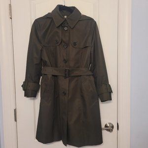 BURBERRY Walditch Trench Coat Belted, with Hood, Italy 42/ US 8/ UK 10